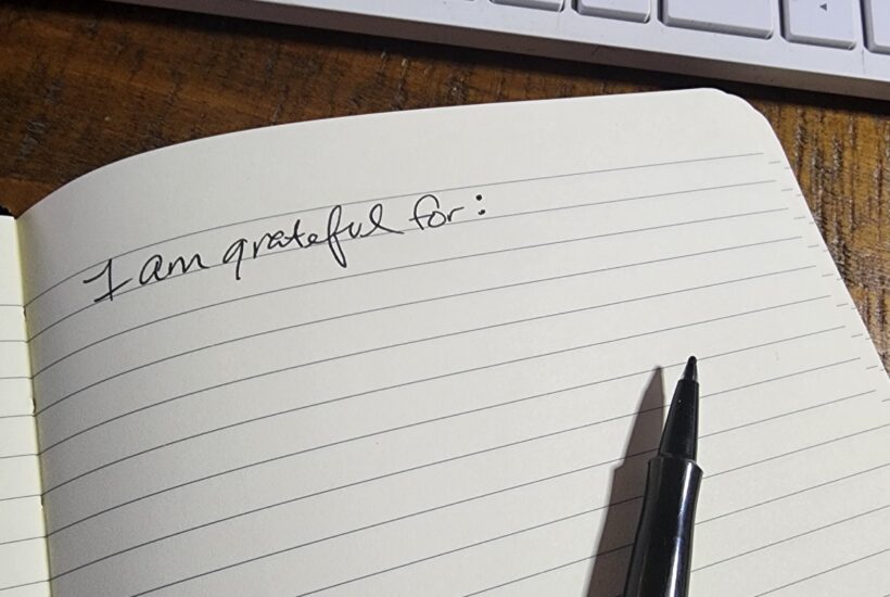 A Gratitude Entry